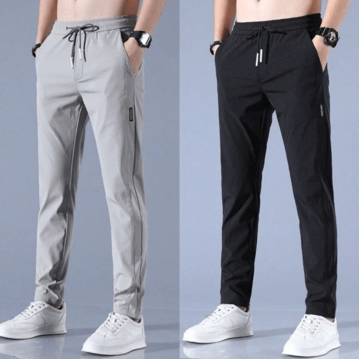 Compre-1-Leve-2-Calça-Masculina-Kit-com-duas calças-calça-cinza-claro+calça-preta