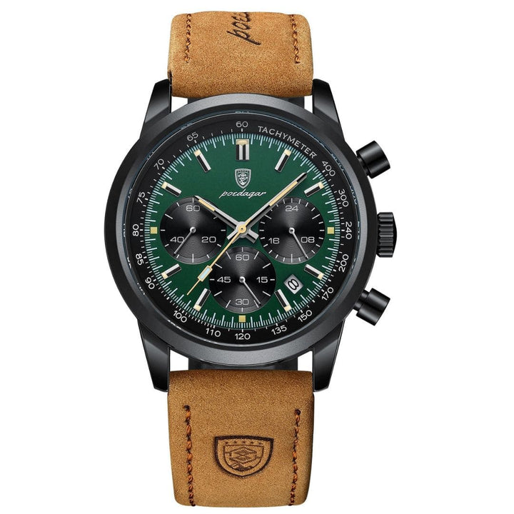 Relógio-pulseira-de-couro-masculino-preto-com-verde